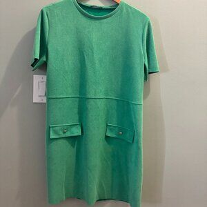 Green Zara Mini Dress